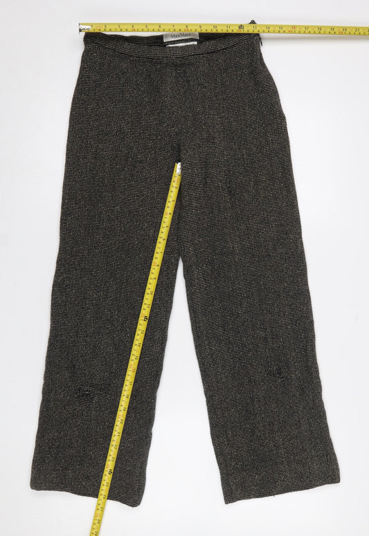 Womens UK Size 12 MaxMara Regular Fit Business Casual Workwear Grey Trousers