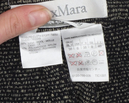 Womens UK Size 12 MaxMara Regular Fit Business Casual Workwear Grey Trousers