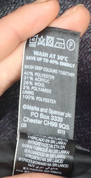 Womens UK Size 20 Marks and Spencer A-Line Twill Skirt
