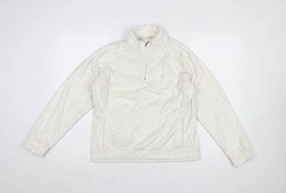Womens UK Size M Weird Fish Ivory Pullover Sweatshirt