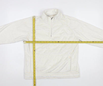 Womens UK Size M Weird Fish Ivory Pullover Sweatshirt