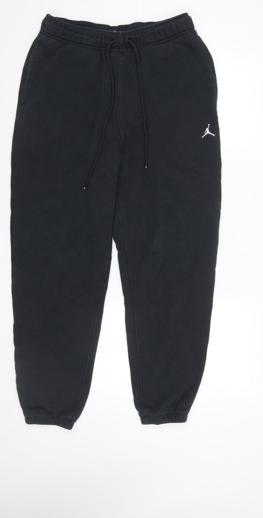 Mens UK Size M Jordan Regular Fit Jogger Black Trousers