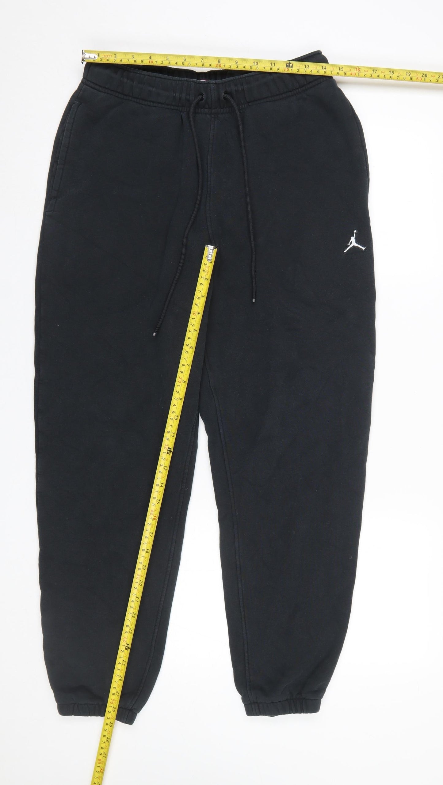 Mens UK Size M Jordan Regular Fit Jogger Black Trousers
