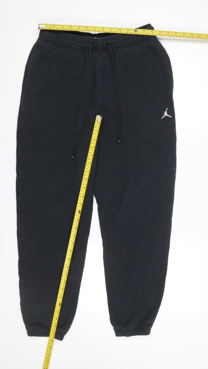 Mens UK Size M Jordan Regular Fit Jogger Black Trousers