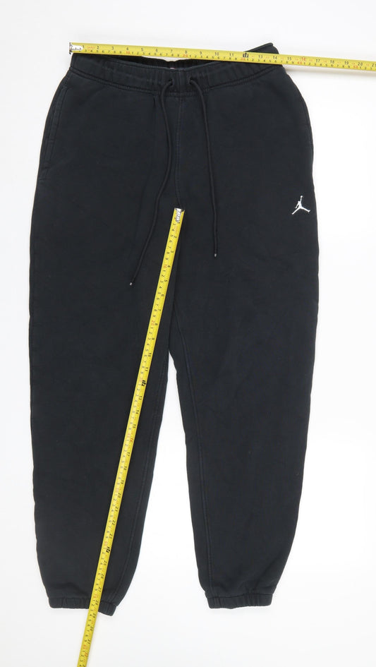 Mens UK Size M Jordan Regular Fit Jogger Black Trousers