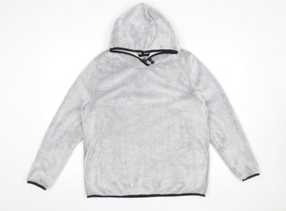 Womens UK Size 12 Crane Grey Pullover Hoodie