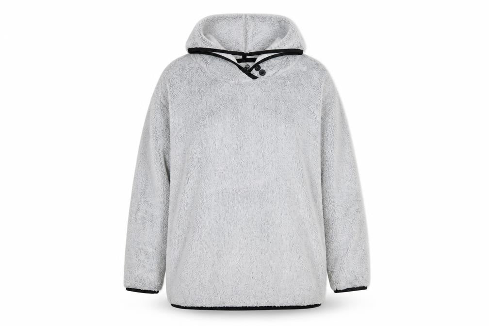 Womens UK Size 12 Crane Grey Pullover Hoodie