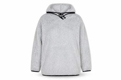Womens UK Size 12 Crane Grey Pullover Hoodie