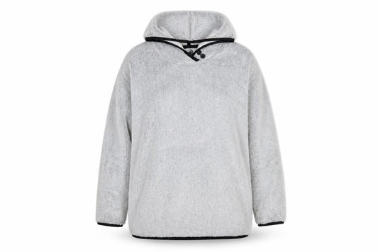 Womens UK Size 12 Crane Grey Pullover Hoodie