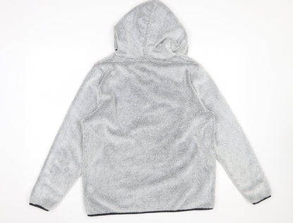 Womens UK Size 12 Crane Grey Pullover Hoodie