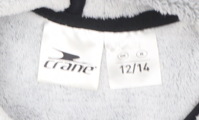 Womens UK Size 12 Crane Grey Pullover Hoodie