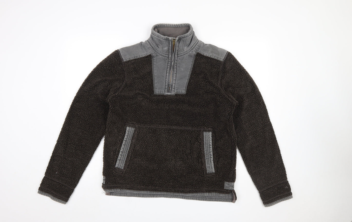 Mens UK Size S Fat Face Brown Pullover Sweatshirt