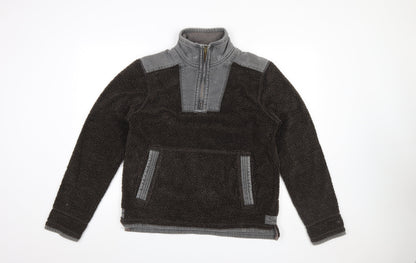 Mens UK Size S Fat Face Brown Pullover Sweatshirt