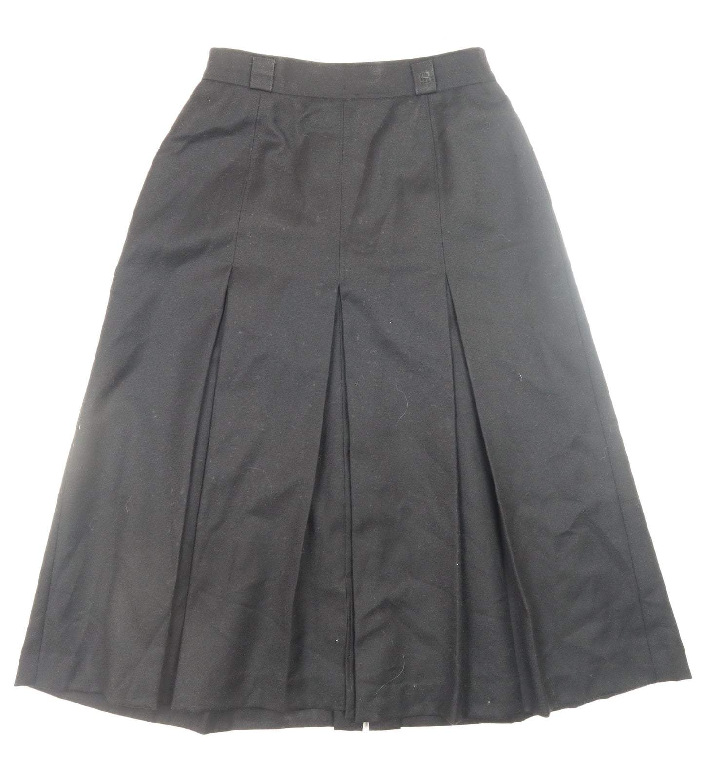 Womens UK Size 10 Bianca Pleated Twill Skirt