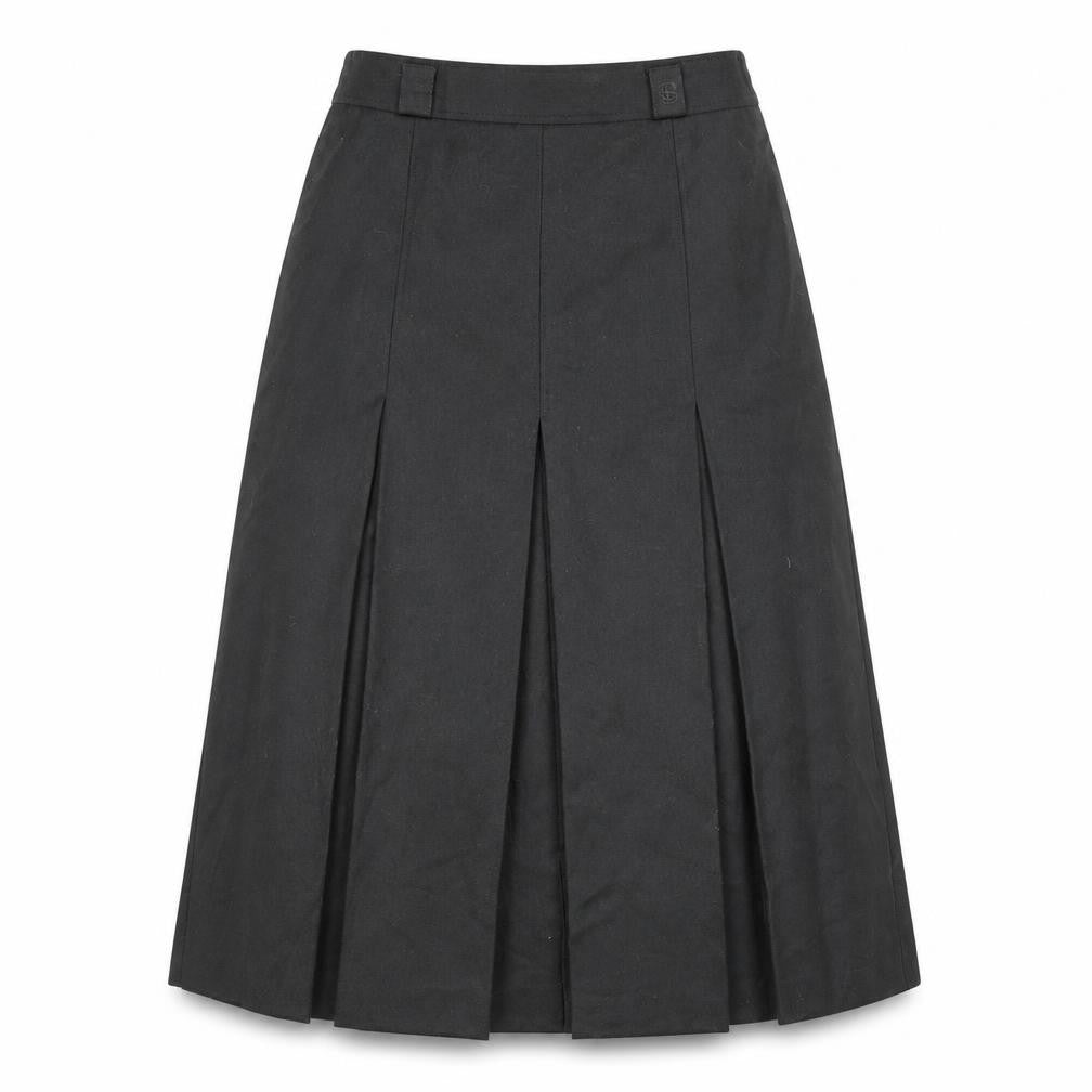 Womens UK Size 10 Bianca Pleated Twill Skirt