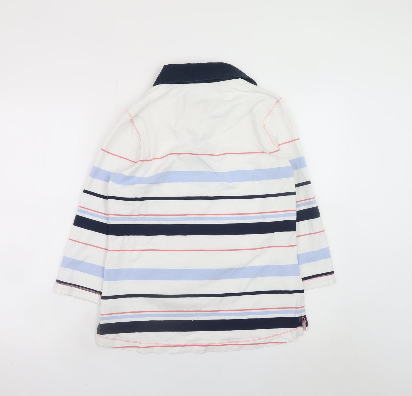 Womens UK Size 10 DASH Multicoloured Henley Sweatshirt