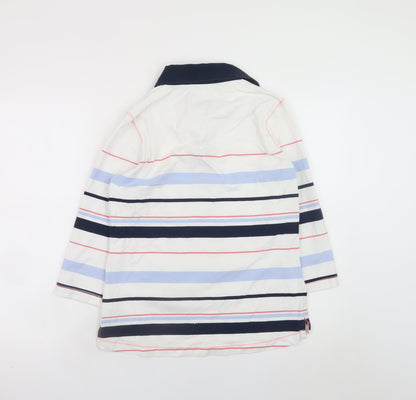 Womens UK Size 10 DASH Multicoloured Henley Sweatshirt