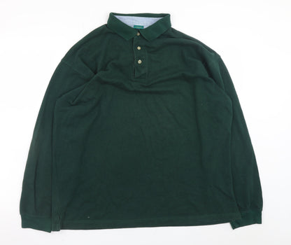 Mens UK Size L Canda Cotton Blend Polo Shirt