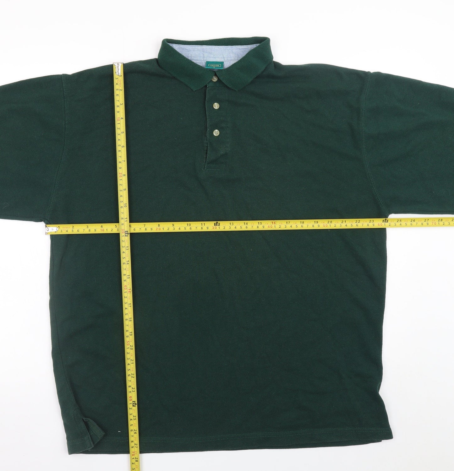 Mens UK Size L Canda Cotton Blend Polo Shirt