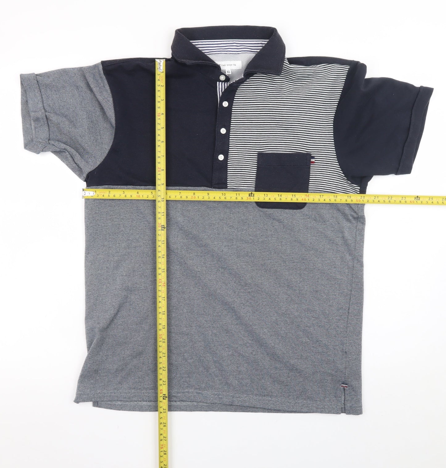Mens UK Size XL THE SHOP TK Cotton Blend Polo Shirt