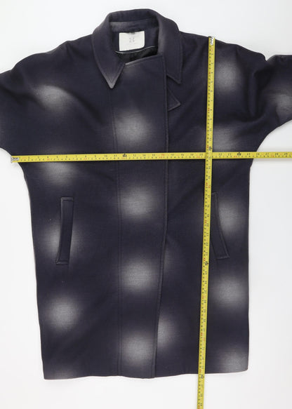 Lakeland Women's Blue Mid-Length Overcoat Size M