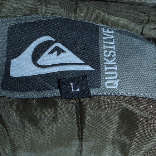Mens UK Size L Quiksilver Beige Parka Coat