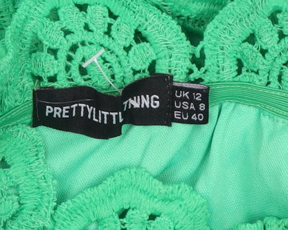 Womens UK Size 12 PRETTYLITTLETHING Shift Dress