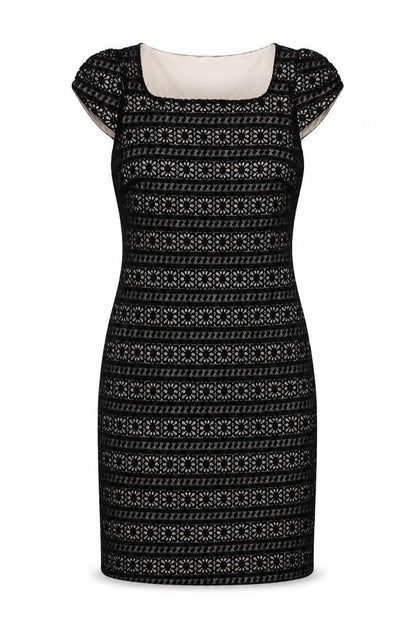 Marks and Spencer Women Black Lace Sheath Dress Size 14