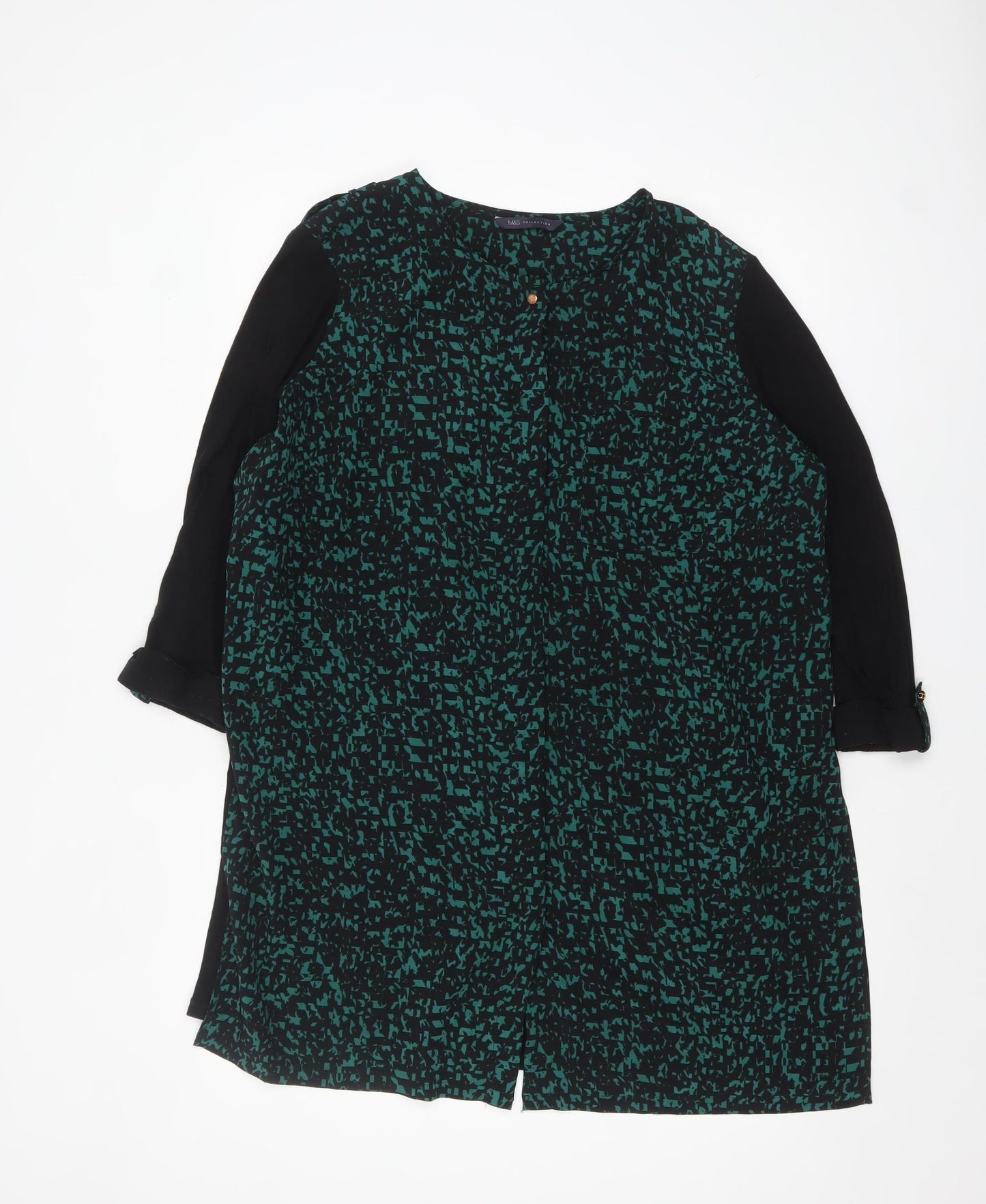 Womens UK Size 18 Marks and Spencer Multicoloured Tunic Blouse