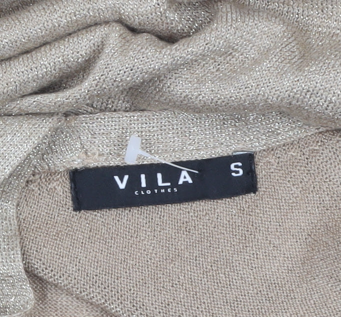 Womens UK Size S VILA Beige Pullover Jumper
