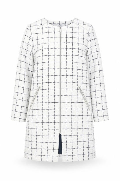 Womens UK Size 14 Joanna Hope White Overcoat