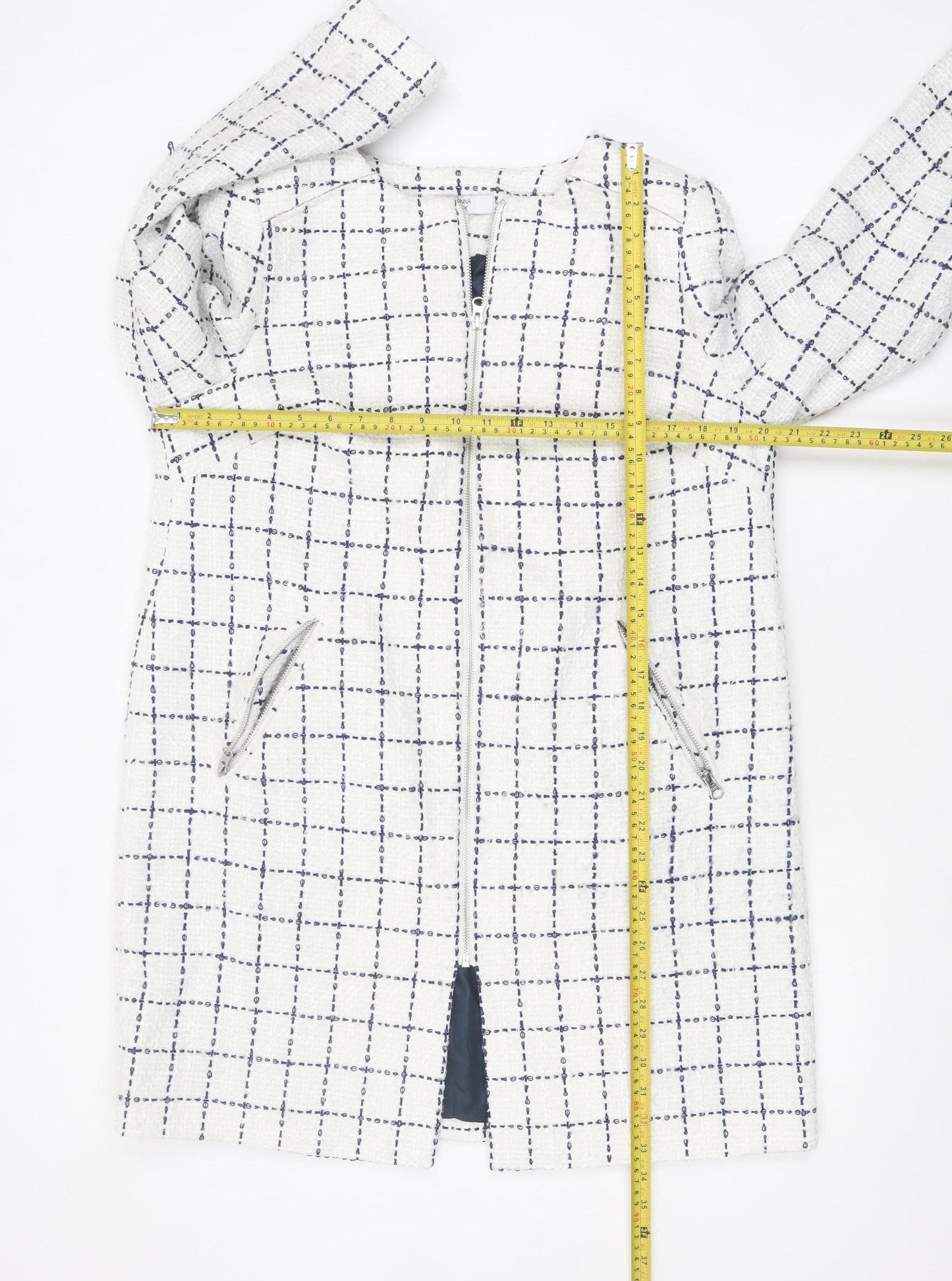 Womens UK Size 14 Joanna Hope White Overcoat