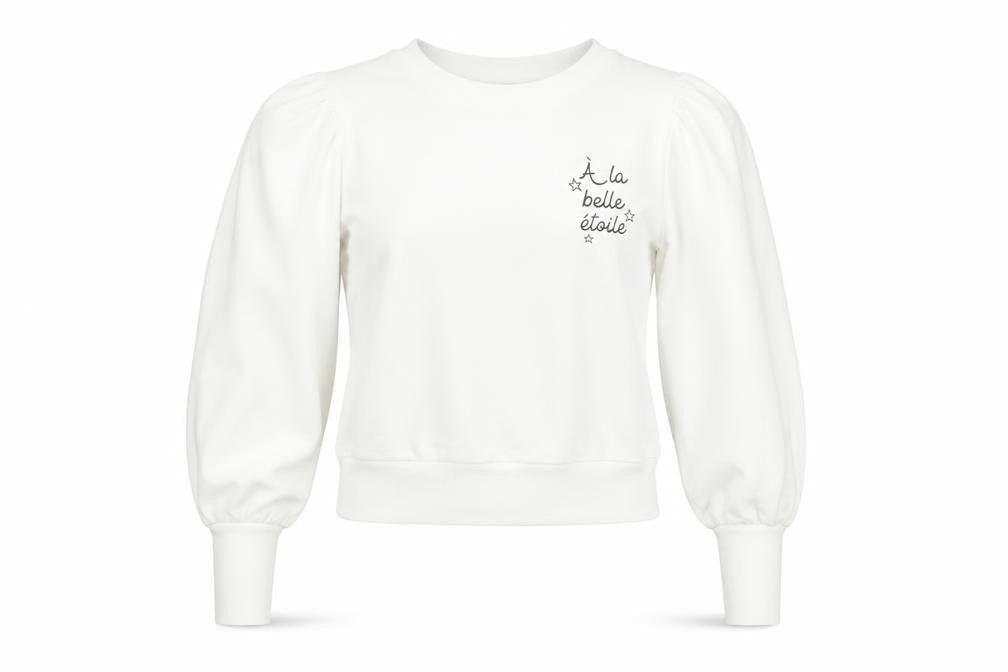 Womens UK Size 6 Miss Selfridge White Pullover Sweatshirt