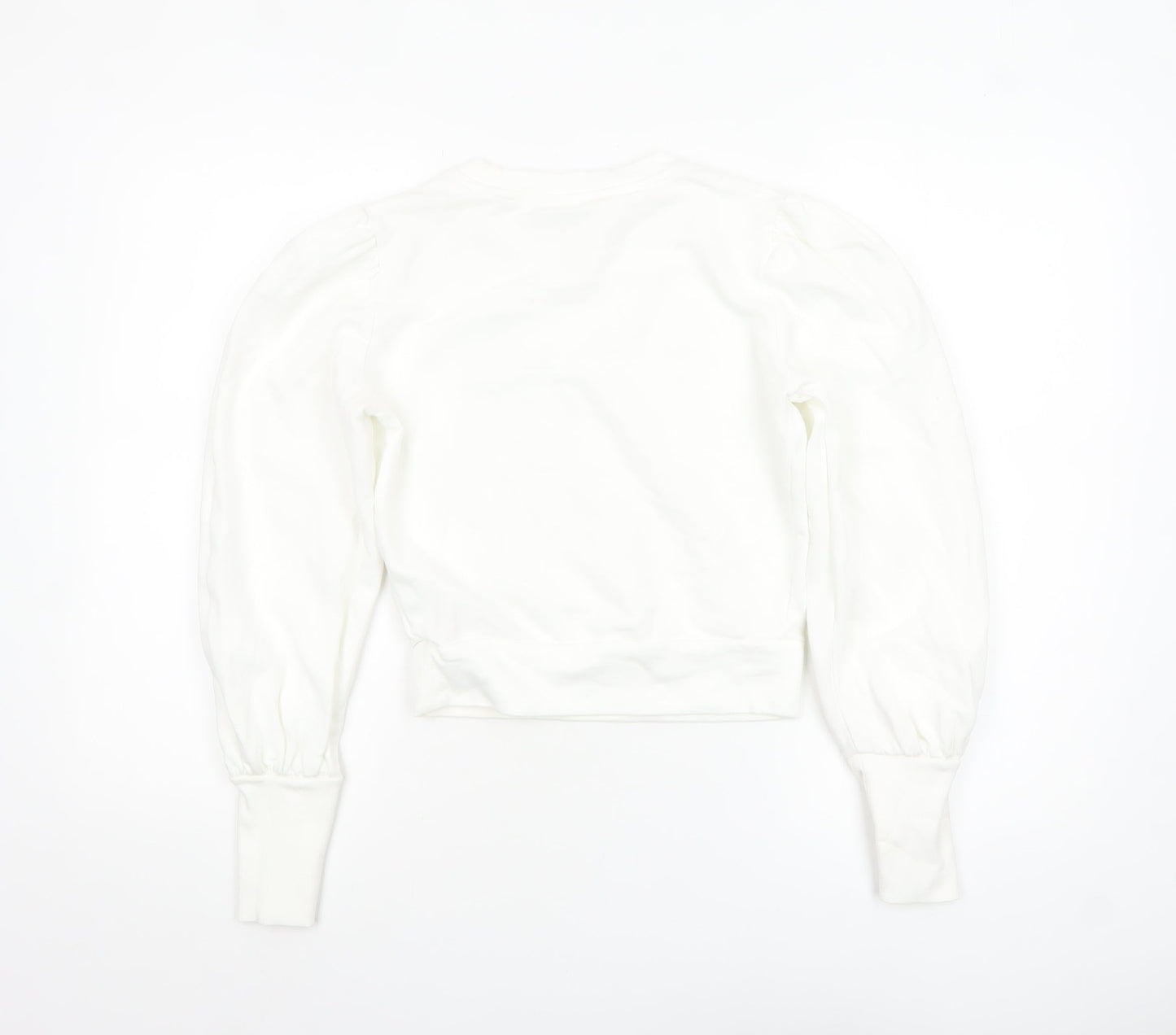 Womens UK Size 6 Miss Selfridge White Pullover Sweatshirt
