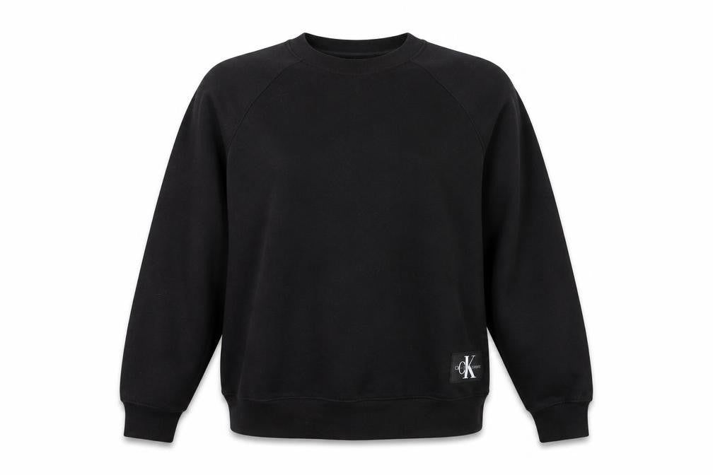 Womens UK Size M Calvin Klein Jeans Black Pullover Sweatshirt