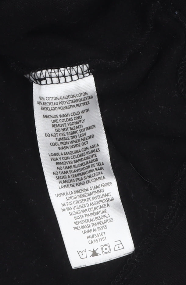 Womens UK Size M Calvin Klein Jeans Black Pullover Sweatshirt