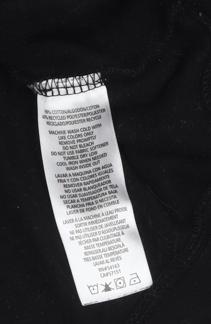 Womens UK Size M Calvin Klein Jeans Black Pullover Sweatshirt