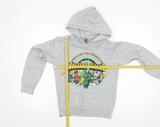 Boys UK Size 12 Years LEGO Grey Pullover Hoodie
