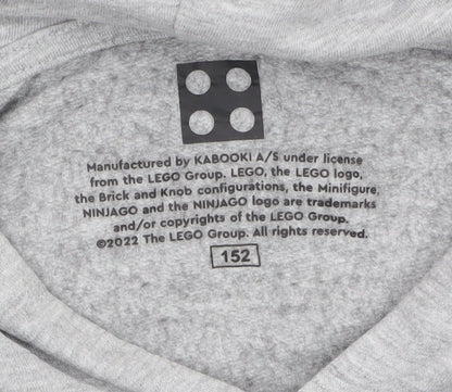 Boys UK Size 12 Years LEGO Grey Pullover Hoodie