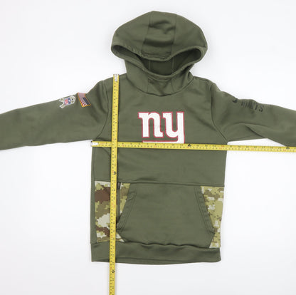 Boys UK Size 10-12 Years Nike Green Pullover Hoodie