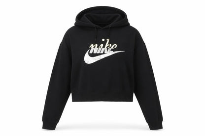 Womens UK Size M Nike Black Pullover Hoodie