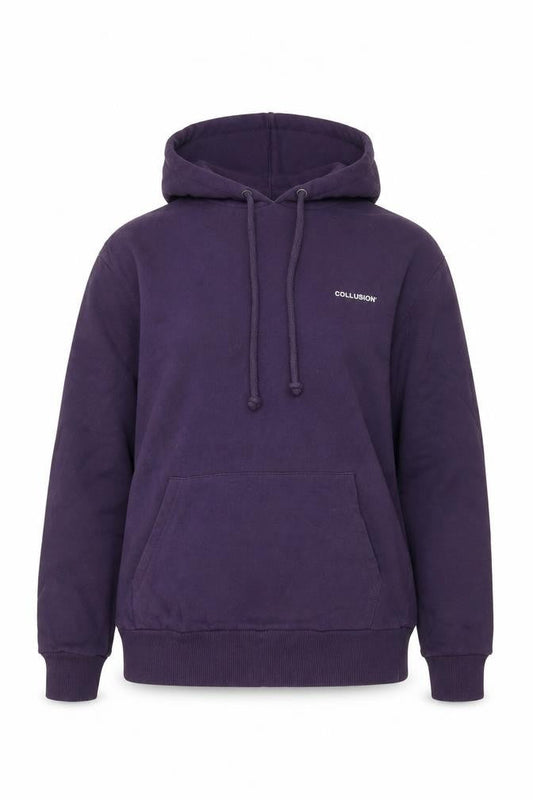Womens UK Size XS COLLUSION Purple Pullover Hoodie