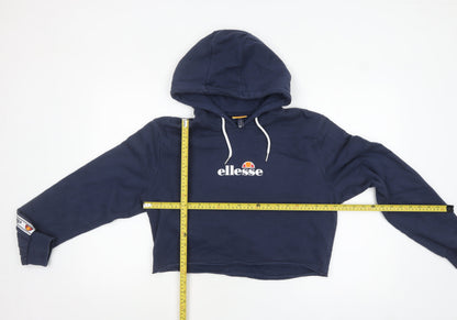 Womens UK Size 14 ellesse Blue Pullover Hoodie