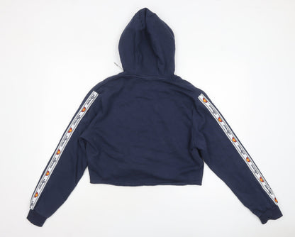 Womens UK Size 14 ellesse Blue Pullover Hoodie