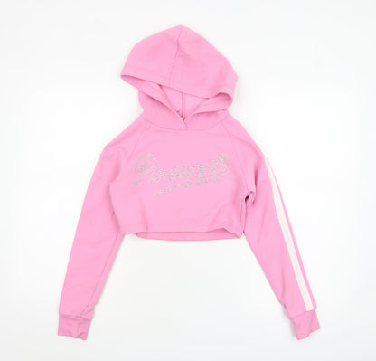 Girls UK Size 9-10 Years Pineapple Pink Pullover Hoodie