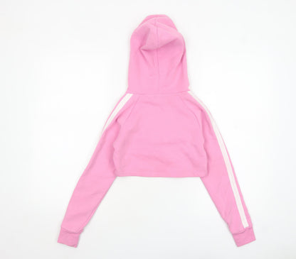 Girls UK Size 9-10 Years Pineapple Pink Pullover Hoodie