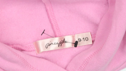 Girls UK Size 9-10 Years Pineapple Pink Pullover Hoodie