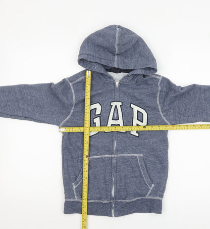 Boys UK Size 8-9 Years Gap Blue Full Zip Hoodie