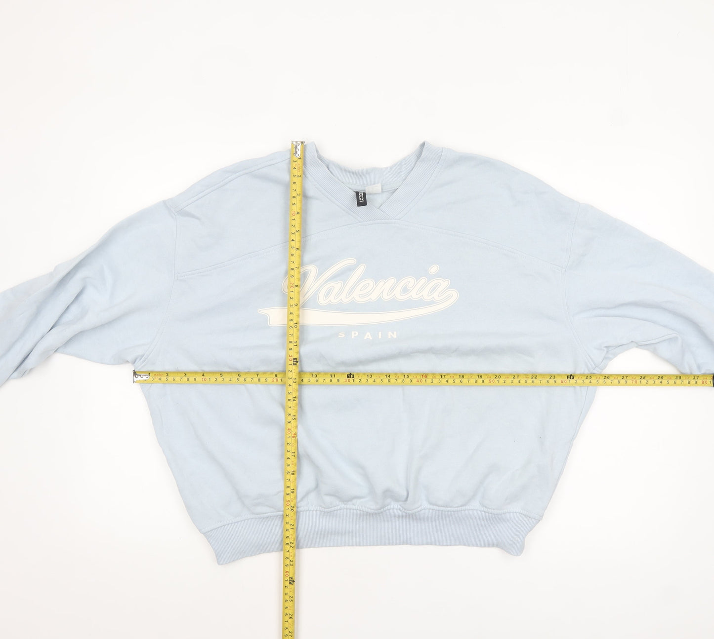 Womens UK Size XL H&M Blue Pullover Sweatshirt
