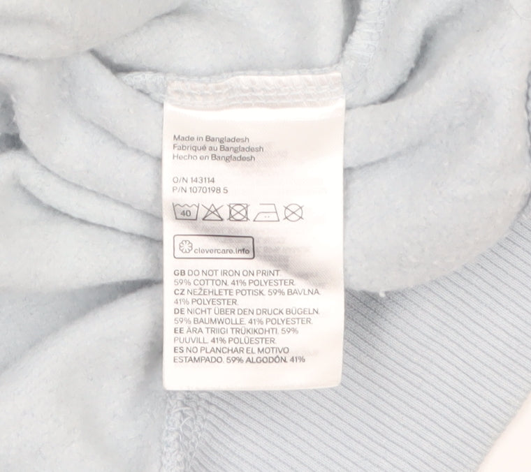 Womens UK Size XL H&M Blue Pullover Sweatshirt